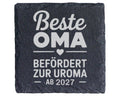 Schiefer Untersetzer Beste Oma Befördert Zur Uroma Personalisiert - Ge – Bild 1