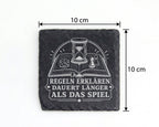 Schiefer Untersetzer Brettspiel Regeln erklären dauert länger als das  – Bild 4