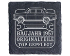 Schiefer Untersetzer Baujahr 1957 Originalteile gepflegt - 69. Geburts – Bild 1