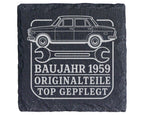 Schiefer Untersetzer Baujahr 1959 Originalteile gepflegt - 67. Geburts – Bild 1