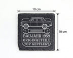 Schiefer Untersetzer Baujahr 1959 Originalteile gepflegt - 67. Geburts – Bild 4