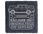 Schiefer Untersetzer Baujahr 1967 Originalteile gepflegt - 59. Geburts – Bild 1