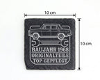 Schiefer Untersetzer Baujahr 1968 Originalteile gepflegt - 58. Geburts – Bild 4