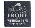 Schiefer Untersetzer Weihnachtstasse Axolotl Frohe Weihnachten - Süßes – Bild 1