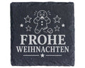 Schiefer Untersetzer Weihnachtstasse Lebkuchenmann Frohe Weihnachten - – Bild 1