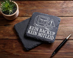 Schiefer Untersetzer Backup Kein Mitleid ohne Sicherung - Lustiges Inf – Bild 5