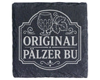 Schiefer Untersetzer Original Pälzer Bu - Pfälzer Dialekt Geschenk für – Bild 1