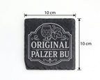 Schiefer Untersetzer Original Pälzer Bu - Pfälzer Dialekt Geschenk für – Bild 4
