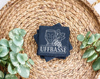 Schiefer Untersetzer Uffbasse - Pfälzer Dialekt Geschenk für Weinliebh – Bild 3