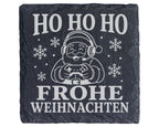 Schiefer Untersetzer Gaming Weihnachtsmann - Frohe Weihnachten Geschen – Bild 1