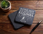Schiefer Untersetzer Keine Zeit ich muss zum Kizomba - Geschenk für Tä – Bild 5