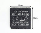 Schiefer Untersetzer Das ist so ein Kizomba Ding - Geschenk für Tänzer – Bild 4