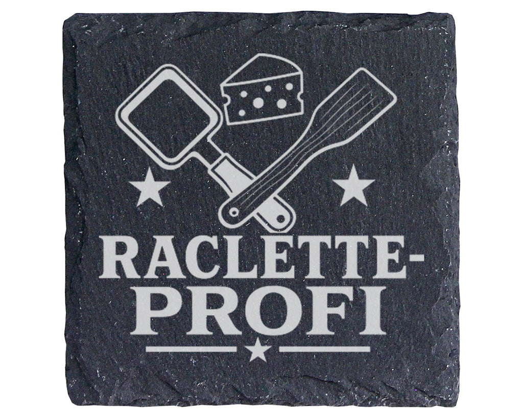 Raclette-Profi - Untersetzer aus Schiefer - Pfännchen Ablage - Geschen – Bild 1