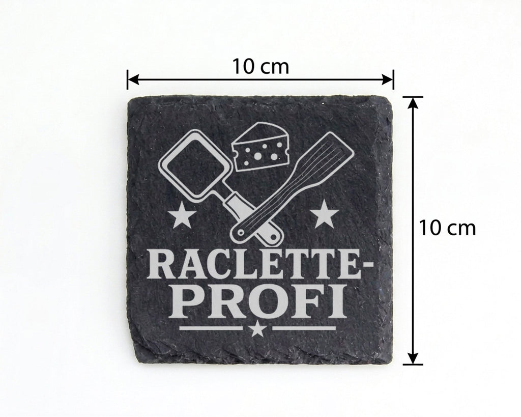 Raclette-Profi - Untersetzer aus Schiefer - Pfännchen Ablage - Geschen – Bild 4