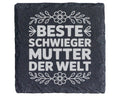 Schiefer Untersetzer Beste Schwiegermutter Der Welt - Geschenk Für Sch – Bild 1