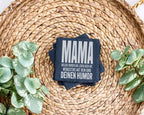 Schiefer Untersetzer Mama Spruch Hürden Leben Humor - Lustiges Geschen – Bild 3