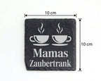 Schiefer Untersetzer Mamas Zaubertrank - Lustiges Geschenk für Mutter  – Bild 4