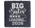 Schiefer Untersetzer Große Schwester Loading Personalisiert - Geschenk – Bild 1