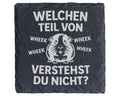 Schiefer Untersetzer Meerschweinchen Welchen Teil Von Wheek Verstehst  – Bild 1