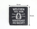 Schiefer Untersetzer Meerschweinchen Welchen Teil Von Wheek Verstehst  – Bild 4