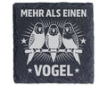 Schiefer Untersetzer Wellensittich Mehr Als Einen Vogel - Lustiges Ges – Bild 1