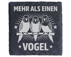 Schiefer Untersetzer Wellensittich Mehr Als Einen Vogel - Lustiges Ges – Bild 1