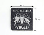 Schiefer Untersetzer Wellensittich Mehr Als Einen Vogel - Lustiges Ges – Bild 4