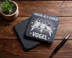 Schiefer Untersetzer Wellensittich Mehr Als Einen Vogel - Lustiges Ges – Bild 5