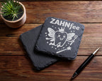 Schiefer Untersetzer Zahnfee Motiv - Geschenk Für Kinder Mädchen Junge – Bild 5