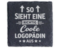 Schiefer Untersetzer Coole Logopädin So Sieht Eine Richtig Aus - Gesch – Bild 1
