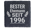 Schiefer Untersetzer Bester Ehemann Seit Wunschjahr Personalisiert - G – Bild 1