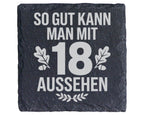 Schiefer Untersetzer 18 Geburtstag So Gut Kann Man Aussehen - Geschenk – Bild 1