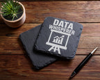 Schiefer Untersetzer Data Whisperer Diagramm - Geschenk für Analysten  – Bild 5