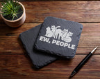 Schiefer Untersetzer Schwarze Katzen Ew People Spruch - Lustiges Gesch – Bild 5