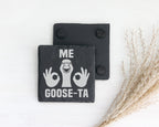 Schiefer Untersetzer Gans Me Goose-ta Spruch - Lustiges Geschenk für T – Bild 2