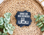 Schiefer Untersetzer Wasd Tasten Dinge Die Mich Bewegen - Geschenk Für – Bild 3