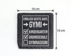 Schiefer Untersetzer Endlich Gehts Aufs Gymi - Geschenk für Gymnasiast – Bild 4