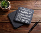 Schiefer Untersetzer Endlich Gehts Aufs Gymi - Geschenk für Gymnasiast – Bild 5