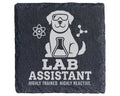 Schiefer Untersetzer Hund Lab Assistant Trained Reactive - Geschenk fü – Bild 1