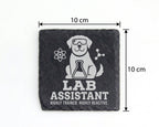 Schiefer Untersetzer Hund Lab Assistant Trained Reactive - Geschenk fü – Bild 4