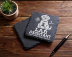 Schiefer Untersetzer Hund Lab Assistant Trained Reactive - Geschenk fü – Bild 5