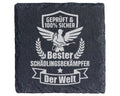 Schiefer Untersetzer Bester Schädlingsbekämpfer Der Welt - Lustiges Ge – Bild 1