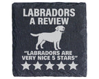 Schiefer Untersetzer Labrador Motiv - Lustiges Geschenk für Hundebesit – Bild 1