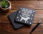 Schiefer Untersetzer Labrador Glitzer Kein Hundesabber - Lustiges Gesc – Bild 5