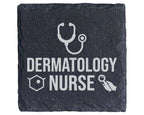 Schiefer Untersetzer Dermatology Nurse - Geschenk für Krankenschwester – Bild 1