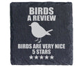 Schiefer Untersetzer Vogel Birds Are Very Nice Spruch - Lustiges Gesch – Bild 1