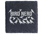 Schiefer Untersetzer Bird Nerd Vögel - Geschenk für Vogelfreunde Ornit – Bild 1