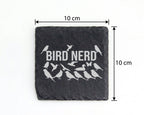 Schiefer Untersetzer Bird Nerd Vögel - Geschenk für Vogelfreunde Ornit – Bild 4