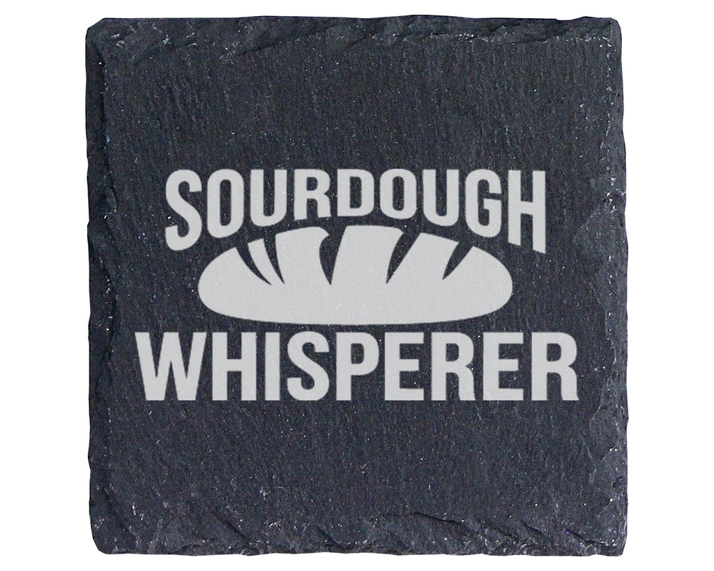 Schiefer Untersetzer Sourdough Whisperer - Lustiges Geschenk für Hobby – Bild 1
