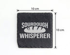 Schiefer Untersetzer Sourdough Whisperer - Lustiges Geschenk für Hobby – Bild 4